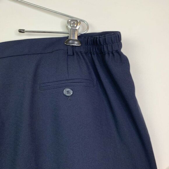 Nygard Women Pant Size 24 Blue Lined Pleated Front - Picture 5 of 9